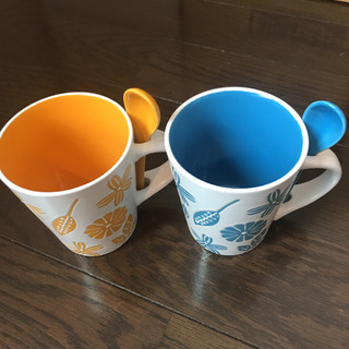 スプーン付きマグカップ 2セットの画像
