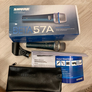 SHURE シュアー ダイナミックマイク BETA57A マイク...