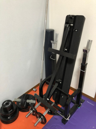 ベンチプレス、ダンベルセット