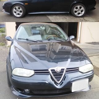 アルファロメオ 156 2.5 V6 左ハンドル マニュアルの画像