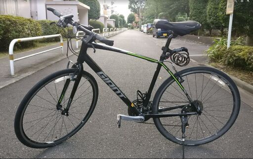 【値下げ】自転車　クロスバイク　GIANT ESCAPE RX  （Mサイズ)　オプション＆専用空気入れ付