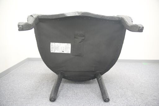 moooi スモークチェア　シングルソファ　本皮　美品　ショールーム展示品　モーイ　高級家具　黒　ブラック　かっこいい