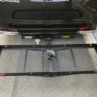 ヒッチキャリア、ヒッチカーゴ、ガタストップ　折りたたみ式の画像