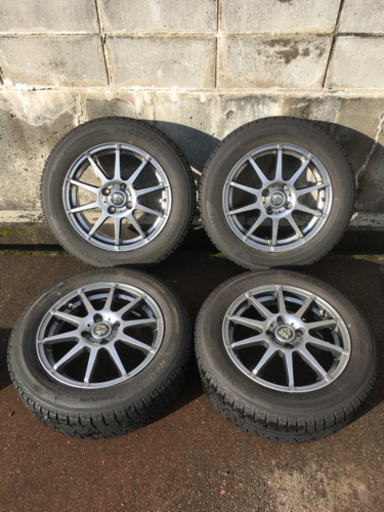 【中古】スタッドレスタイヤ&アルミホイール　4本セット