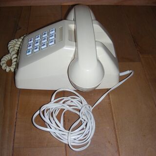 レトロプッシュ式電話機　お譲りします。の画像