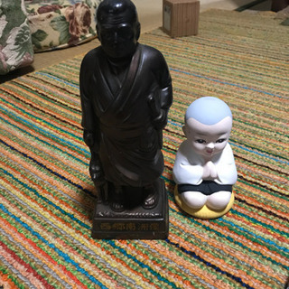 西郷隆盛、一休さん置物