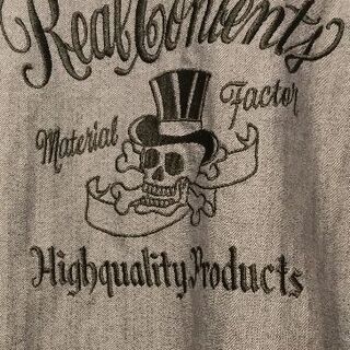リアルコンテンツスカル刺繍の画像