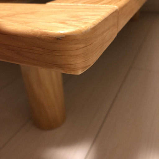 無印良品　ベッドフレーム　セミダブル　オーク材