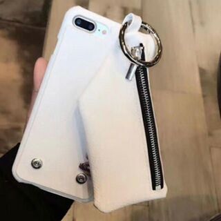 【新品】iPhoneX ケース フェイクレザー おしゃれ ピンクの画像