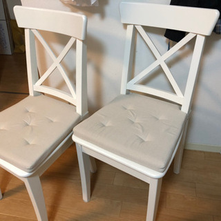 IKEAの可愛いイス　大きなキズ汚れなし！