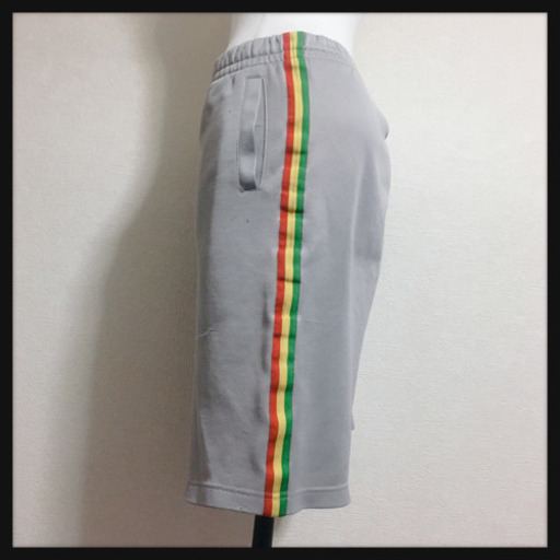 ご購入者様決定 ハーフパンツ アフリカ国旗柄 灰色 短パン 部屋着 ルームウェア 男女兼用