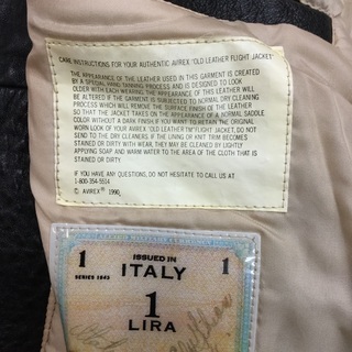 AVIREX レザーフライトジャケット G–1　7823 MIG−29 サイズ:S  ¥16,280(税込)の画像