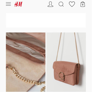 H&M ショルダーバッグ　ベージュの画像