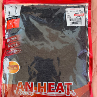 未使用品 男性長袖丸首Tシャツ　