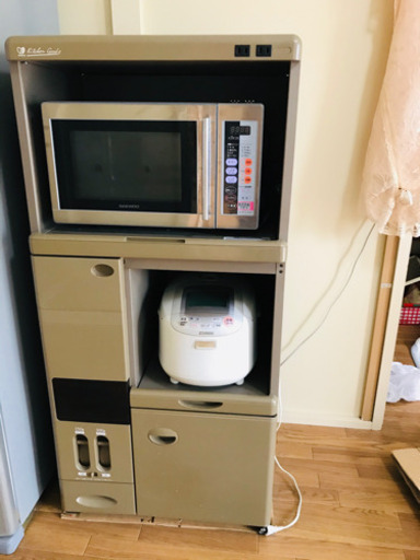 棚ごと電気製品も一緒に