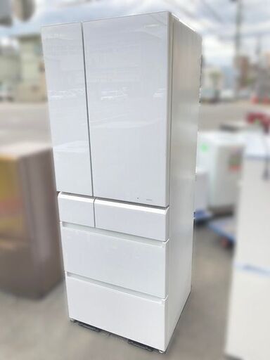 良品！！Panasonic/パナソニック ノンフロン冷凍冷蔵庫 501L 2016年製 NR-F511PV-W 6ドア フレンチドア(観音開き)  パーシャル搭載