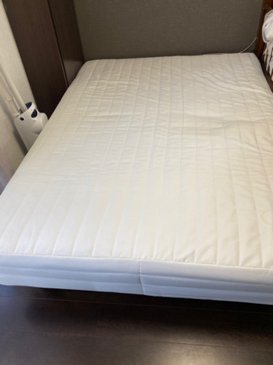 無印良品　脚付きマットレス　ダブル　収納引き出し2つ　蓋付