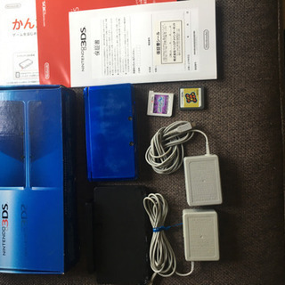 お値下げ中‼︎3DS コバルトブルー　おまけ付きの画像