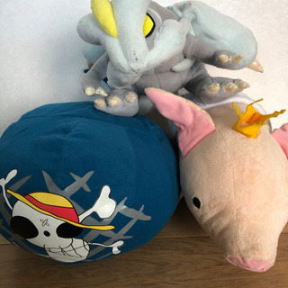 ワンピース.ポケモン.モンハン　ぬいぐるみ