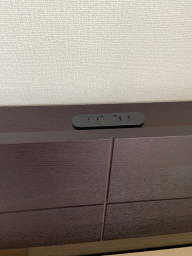 リビングハウス　ダブルベッド　マットレス付き