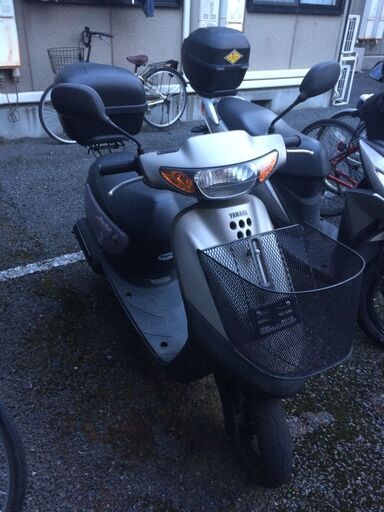 ヤマハ　jog　かご、サイドスタンドつき　紛失のため鍵無し　書類準備済み