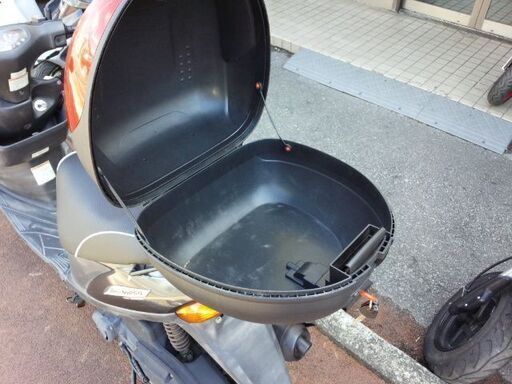 NO.3441　アドレスＶ１２５Ｇ　盗難防止警報アラーム　シガーソケット電源　サイドスタンド　リヤボックス付き　ガンメタリック　☆彡