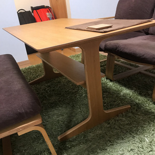 無印良品/説明書付/リビングでもダイニングでも使えるテーブルセット