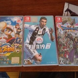 Nintendo switch パワプロ、FIFA19、ドラクエ...