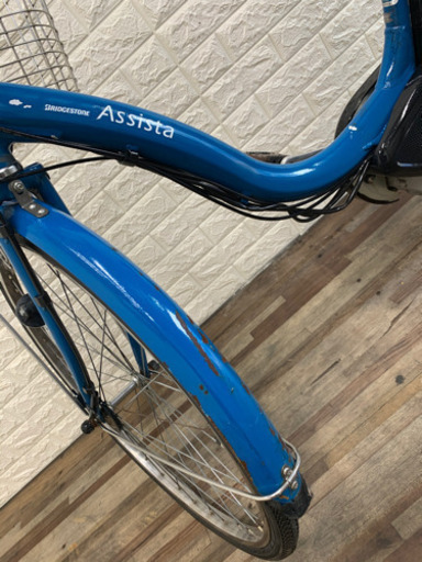 受け渡し決まりました　ブリジストン　assista ブルー　8.9AH 新基準　電動アシスト自転車