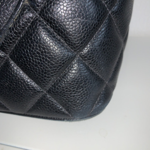 CHANEL復刻トート★中古キャビア黒