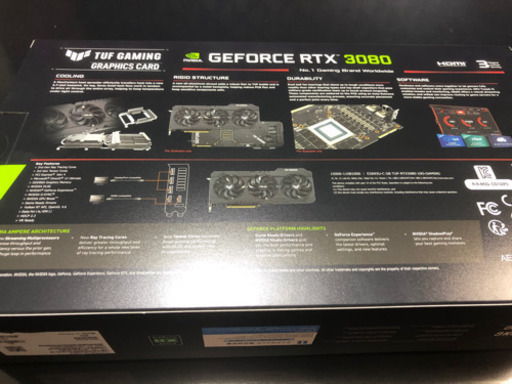 ASUS TUF-RTX3080-10G-GAMING即発送