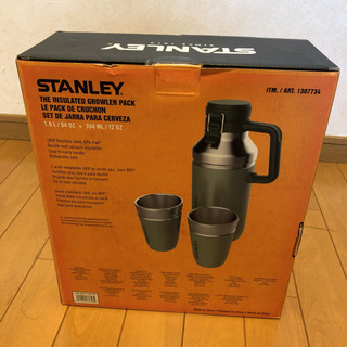 スタンレー グロウラー 1.9L スクーナー付(345ml×2個) ステンレス 未開封品の画像