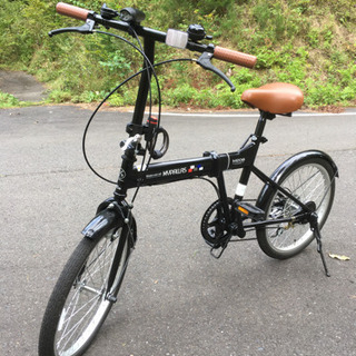 折りたたみ自転車　美品　引き取り限定