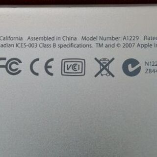 【商談成立】ジャンク　部品取り用　Macbook pro17の画像