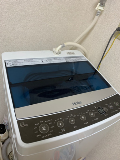 「一人暮らしオススメ」ハイアール　全自動洗濯機5.5kg冷蔵庫はサービス