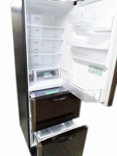 日立冷蔵庫3ドア 375L R-S3800GV(XT) 16年製