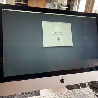 iMac 2010 27インチ ディスプレイ割れの画像