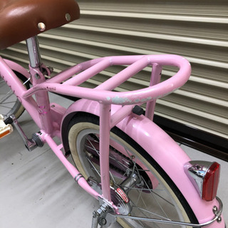 自転車　子供　16インチ　ピンクの画像
