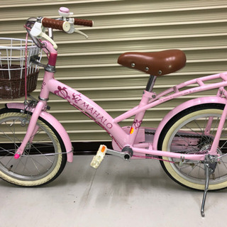 自転車　子供　16インチ　ピンクの画像