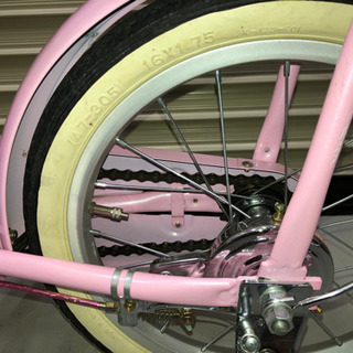 自転車　子供　16インチ　ピンクの画像