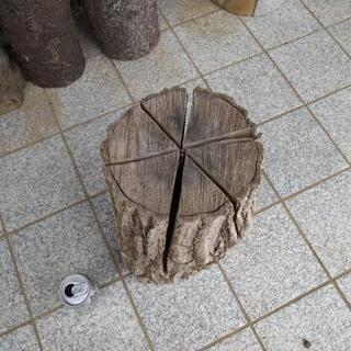 広葉樹コナラのスウェーデントーチ！茨城県潮来市。