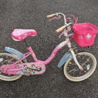 自転車 子供  幼児 小児 16インチ ピンク