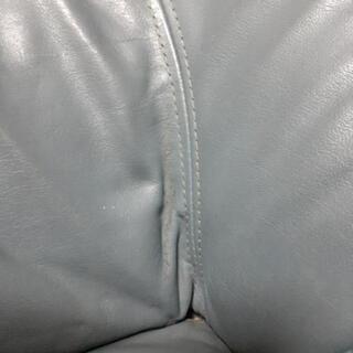 【受付終了】革のソファー無料で差し上げます！！の画像