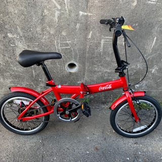 コカ・コーラ折り畳み自転車　20インチ【非売品】 コカ・コーラ折り畳み自転車 20インチ【非売品】 Yahoo!オークション