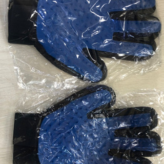 ペットブラシグローブ　右左セットで