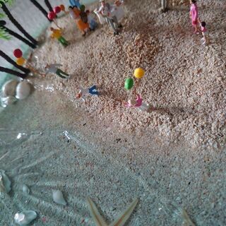 結婚式 ジオラマの画像