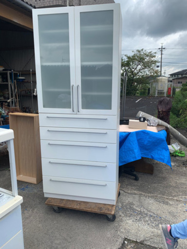 食器棚　白色　キッチン収納