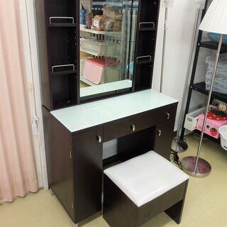 両袖ドレッサー ニトリ ダークブラウン 宮崎 都城