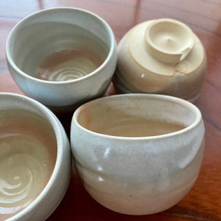 萩焼★湯呑み4客　新品未使用の画像