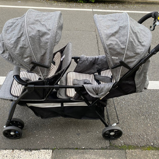 KATOJI タンデ厶ストローラー2人乗りベビーカー グレー タンデムストローラー クッション付（グレー）」について｜カトージの商品